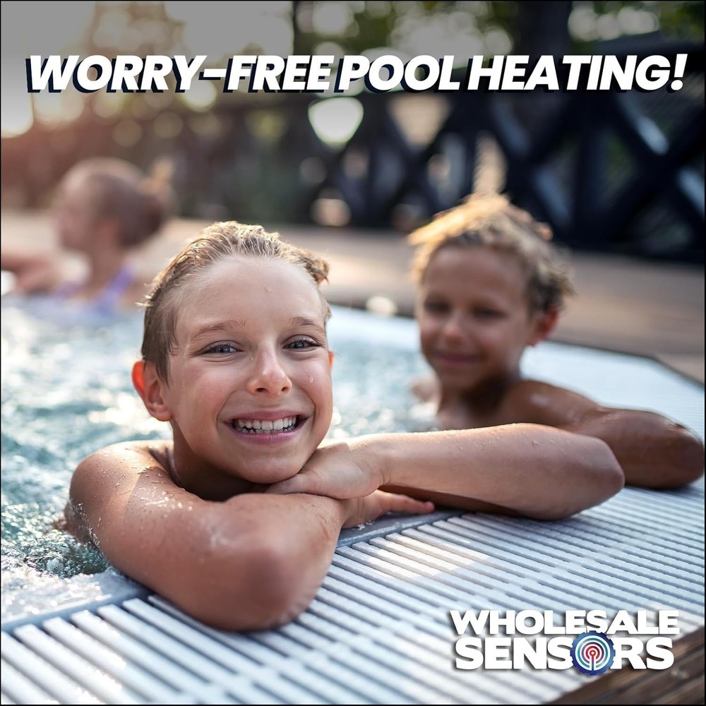 Pool Heater High Limit Switch Replacement Brass 135F Safety Overheat