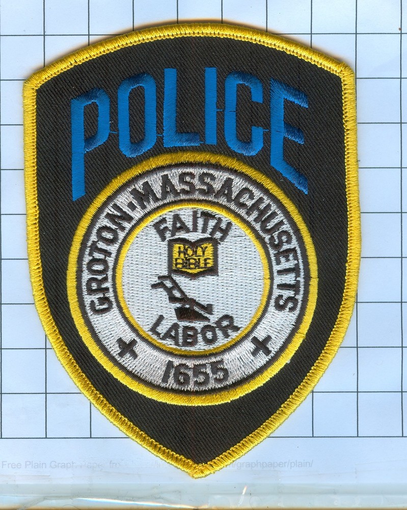 Police Patch - Massachusetts - Groton 1655