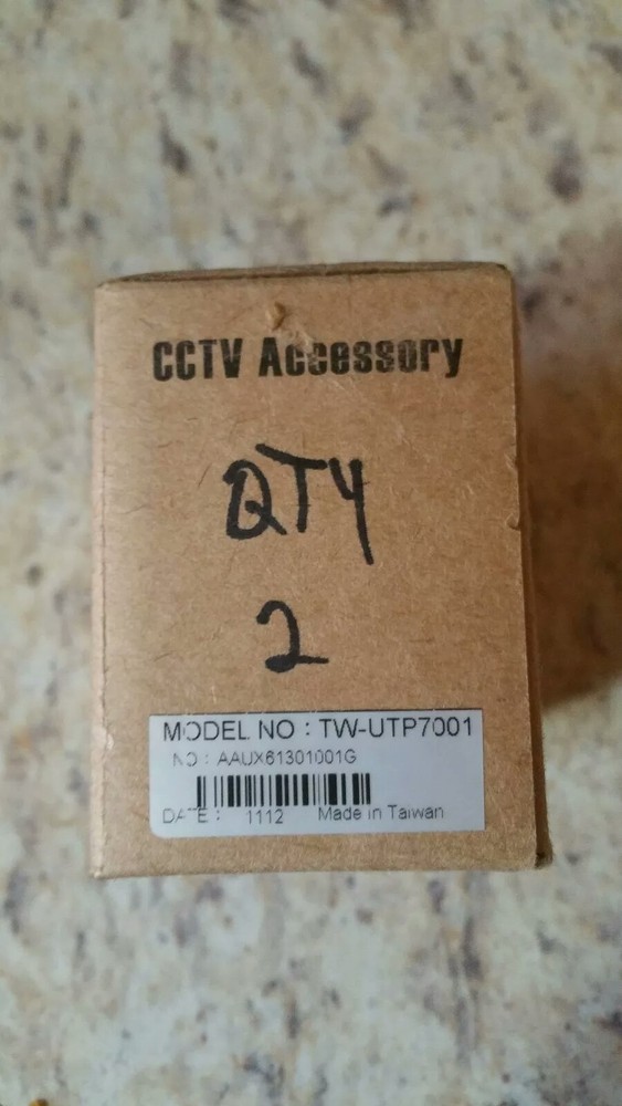 2x Bi-Directional Pass Twisted Pair Video/DC/Data Transmitter TW-UTP7001