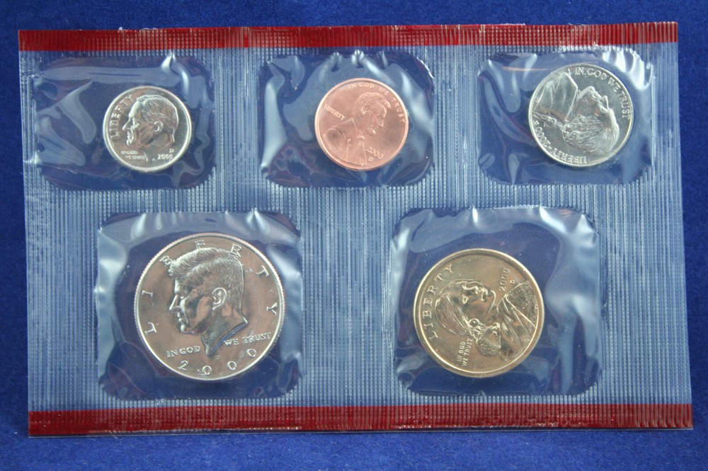 2000 P & D Uncirculated Mint Set 20 Coins