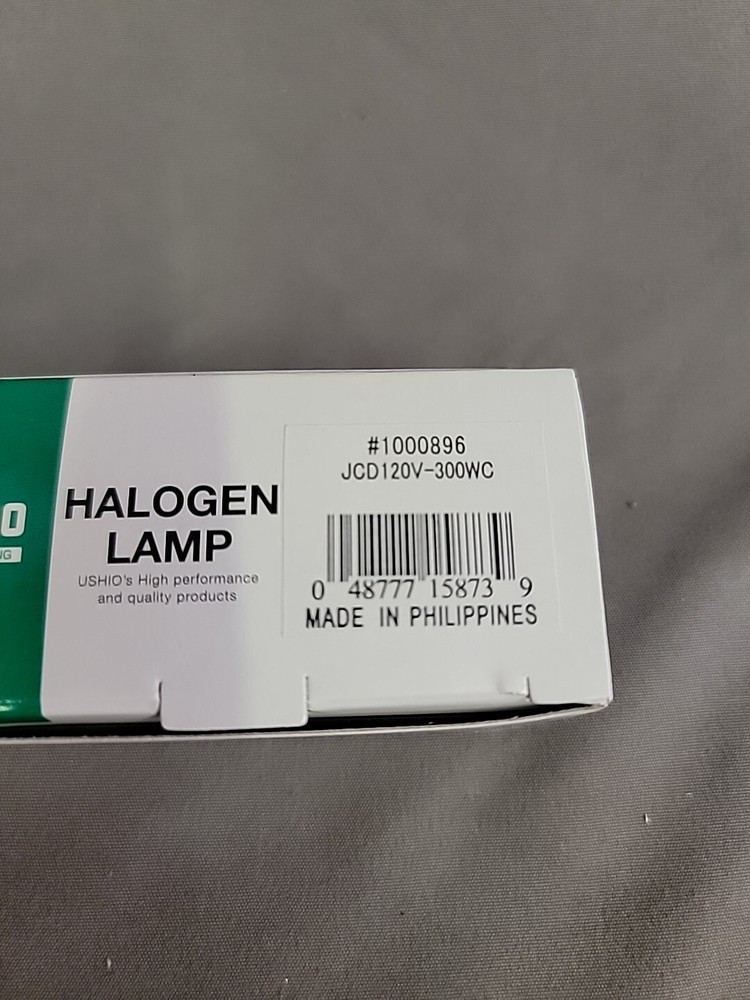 NIB Ushio JCD120V 300WC Halogen Lamp Light Bulb Projector