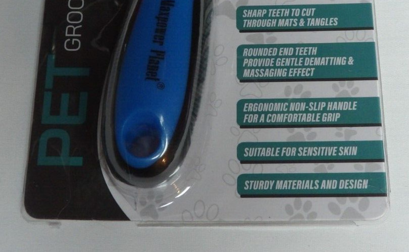 Maxpower Planet PET Grooming Tool ~ Dual Head with 9 Rounded Teeth - Open Box