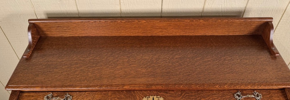 Antique Oak Macey's Roll Top Desk