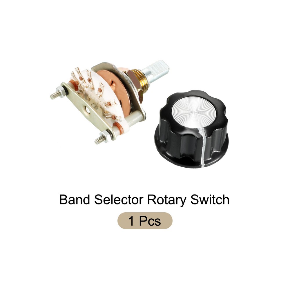 Band Selector Rotary Switch 1P7T Single Pole 7 Position 1 Deck
