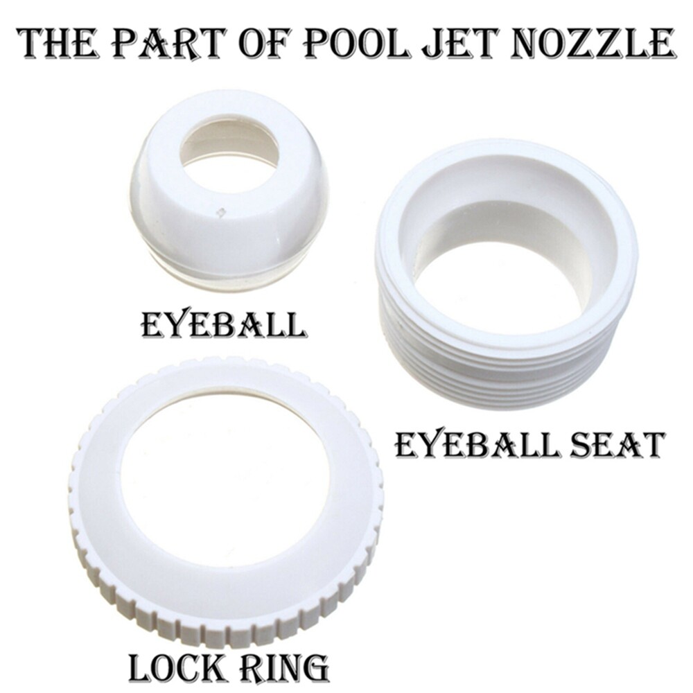 Swimming Pool Massage Nozzle Return Jet Fitting Adjustable Rotatable Jet Eyeball