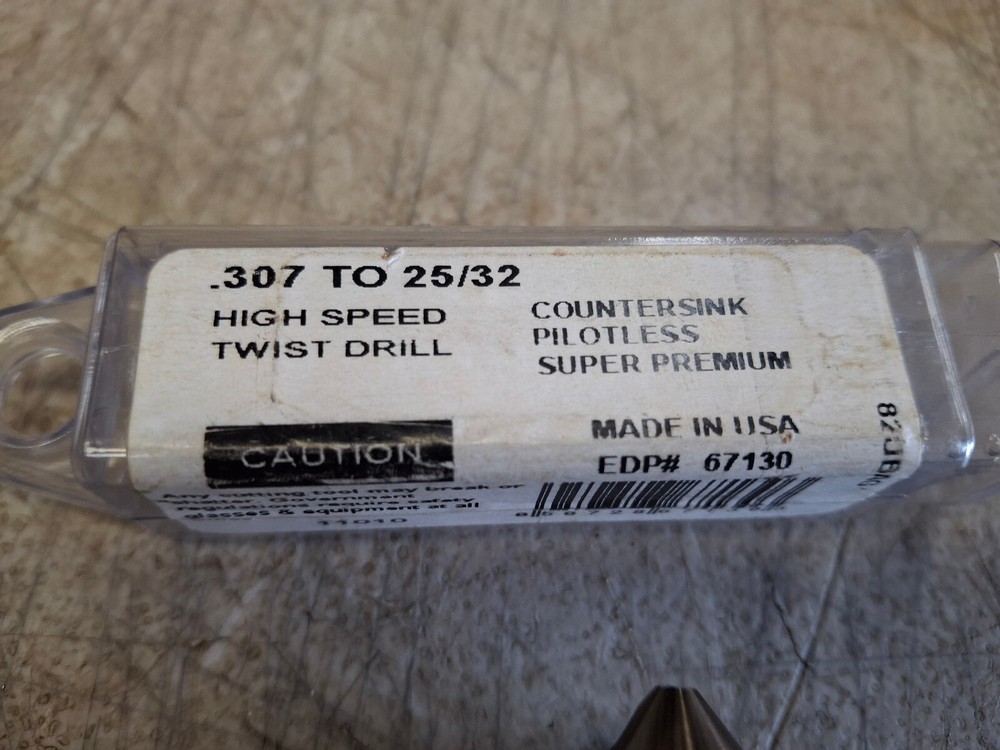Viking Drill Single Flute Pilotless Deburring Countersink .307" - 25/32" 67130