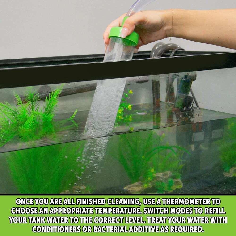 Python No Spill Clean and Fill Aquarium Maintenance System, Gravel 25', Clear