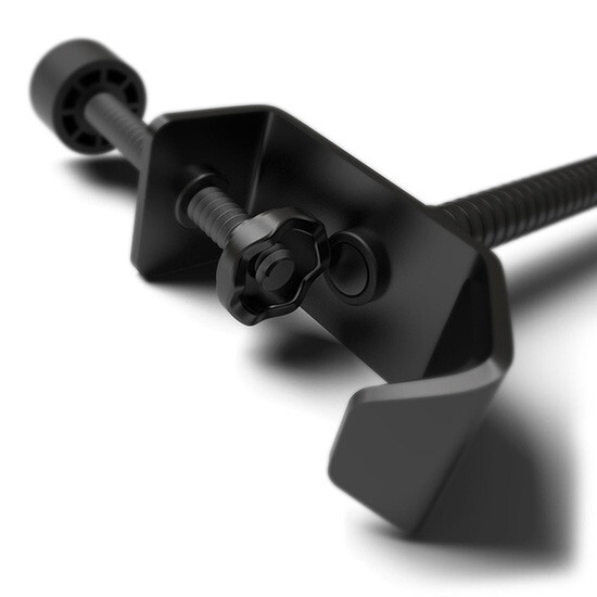 Black Double Layer Studio Microphone Wind Screen Mask ABS+Carbon Steel Material