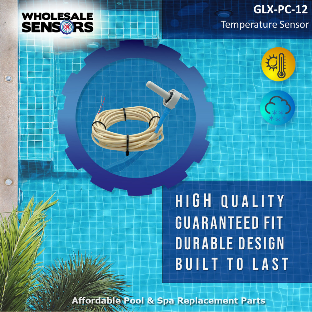 Replacement for Hayward GLX-PC-12 Water/Air/Solar Temperature Sensor