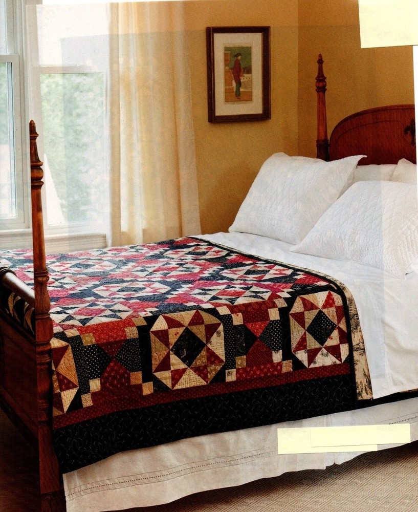 Two Piece Puzzle Quilt Pattern Pieced TD