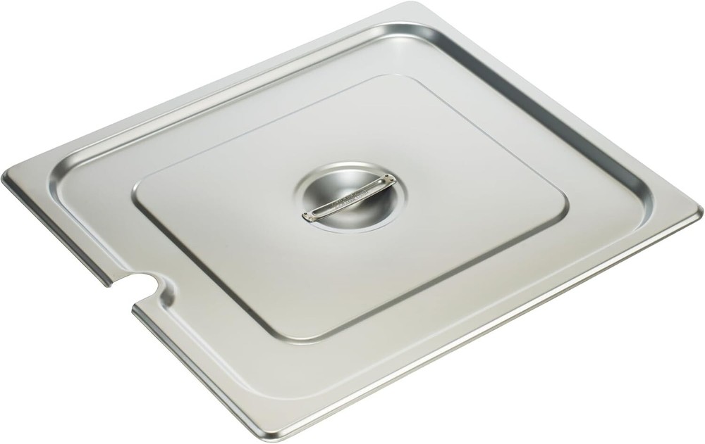 Winco 2/3 Size Slotted Cover, Stainless Steel, Medium