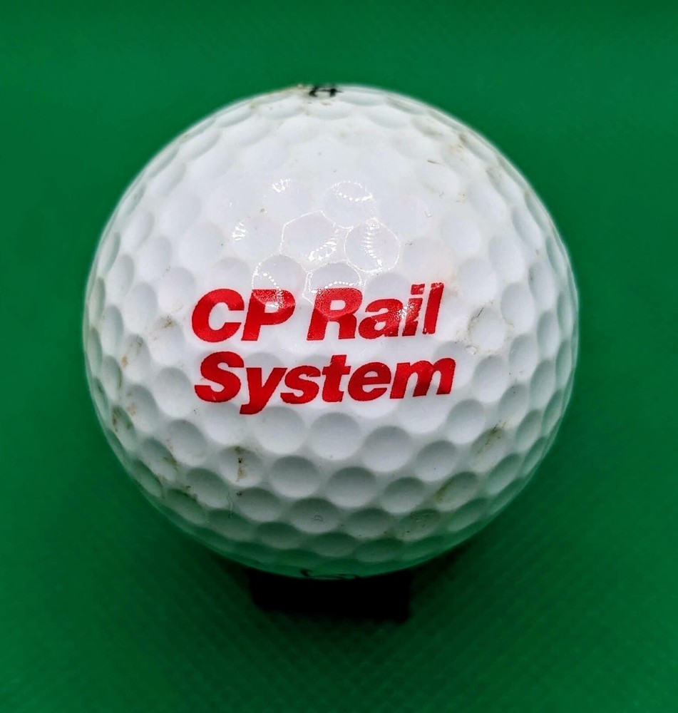 Canadian Pacific CP Rail System logo golf ball