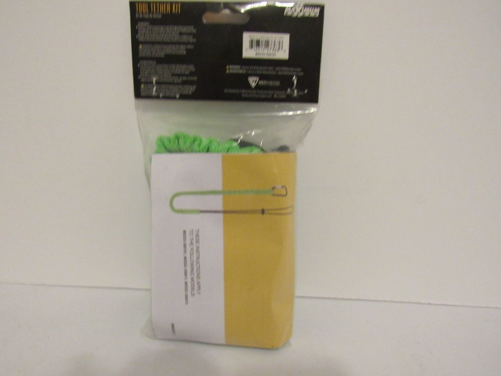 Maximum Safety Tool Tether Kit 1 Lanyard 1 Roll Tape 6 Connectors