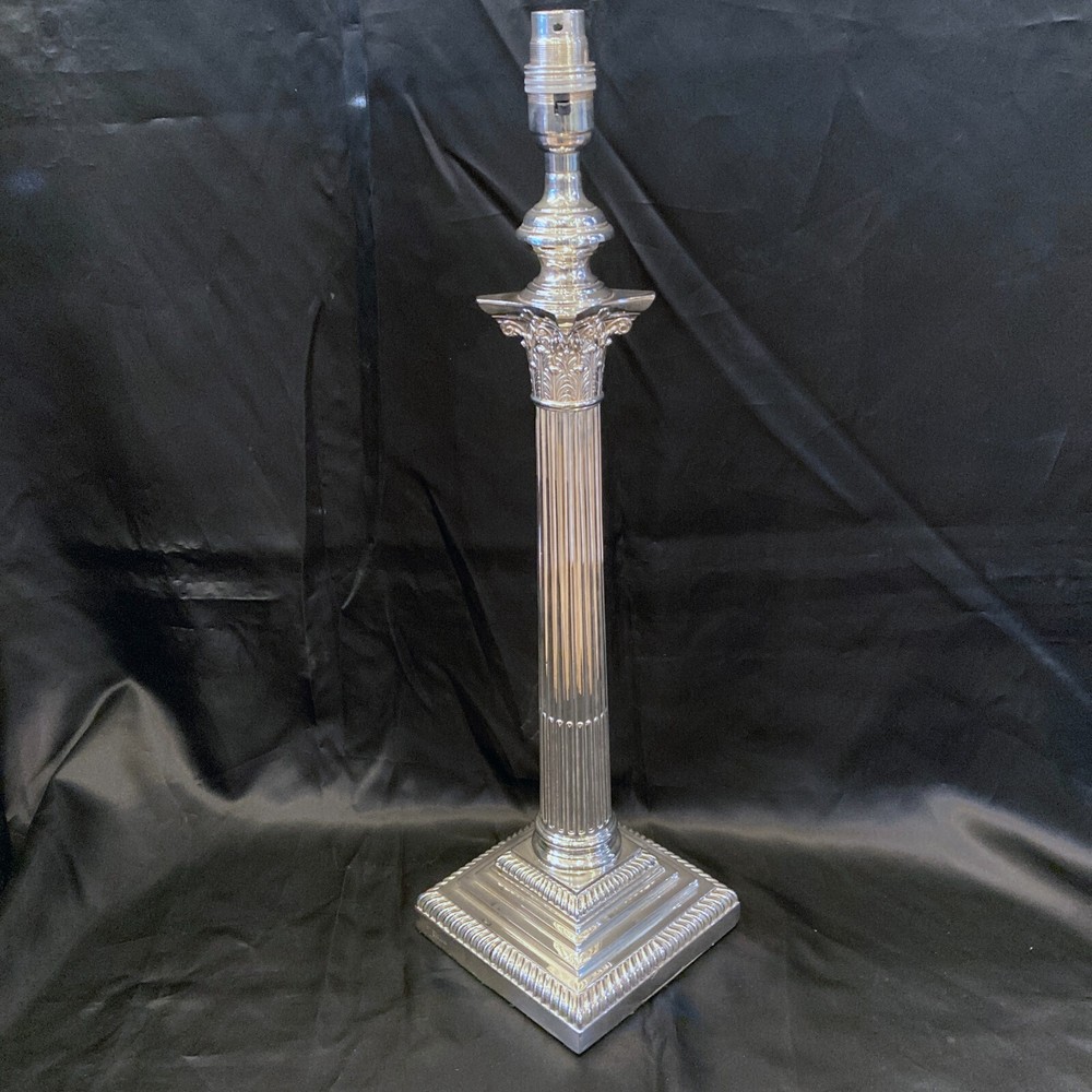 sterling silver Corinthian column By Hanksworth &Eyre