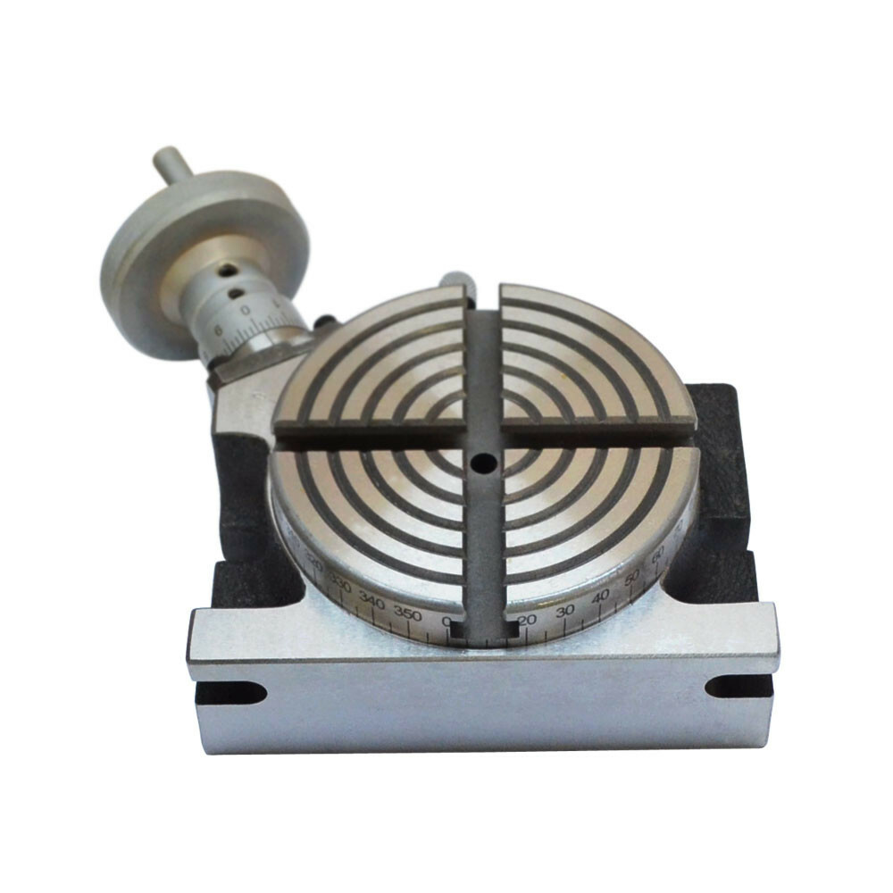 Heavy Duty 4'' H/V Rotary Table Horizontal & Vertical 100mm For Milling Machine