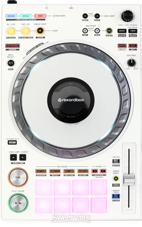 Pioneer DJ DDJ-FLX10 4-deck DJ Controller - White