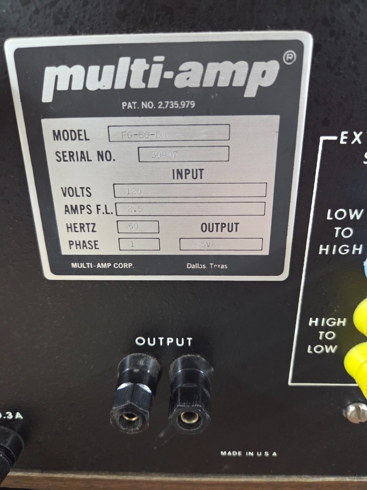 Multi-Amp FG-50 DM Frequency Generator