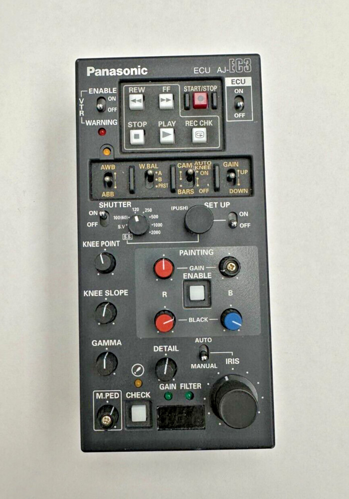 Panasonic AJ-EC3 Paintbox Remote Set-Up Controller for DVCPRO, DVCPRO50 and DVCP