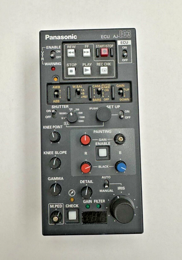 Panasonic AJ-EC3 Paintbox Remote Set-Up Controller for DVCPRO, DVCPRO50 and DVCP