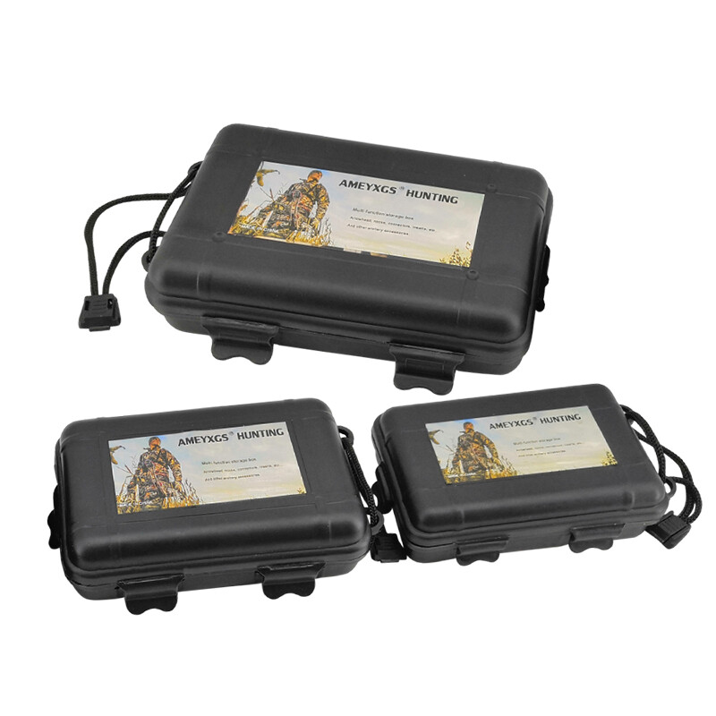 2X Portable Storage Box Arrowheads Sponge Case Archery BroadheadsTips Protector