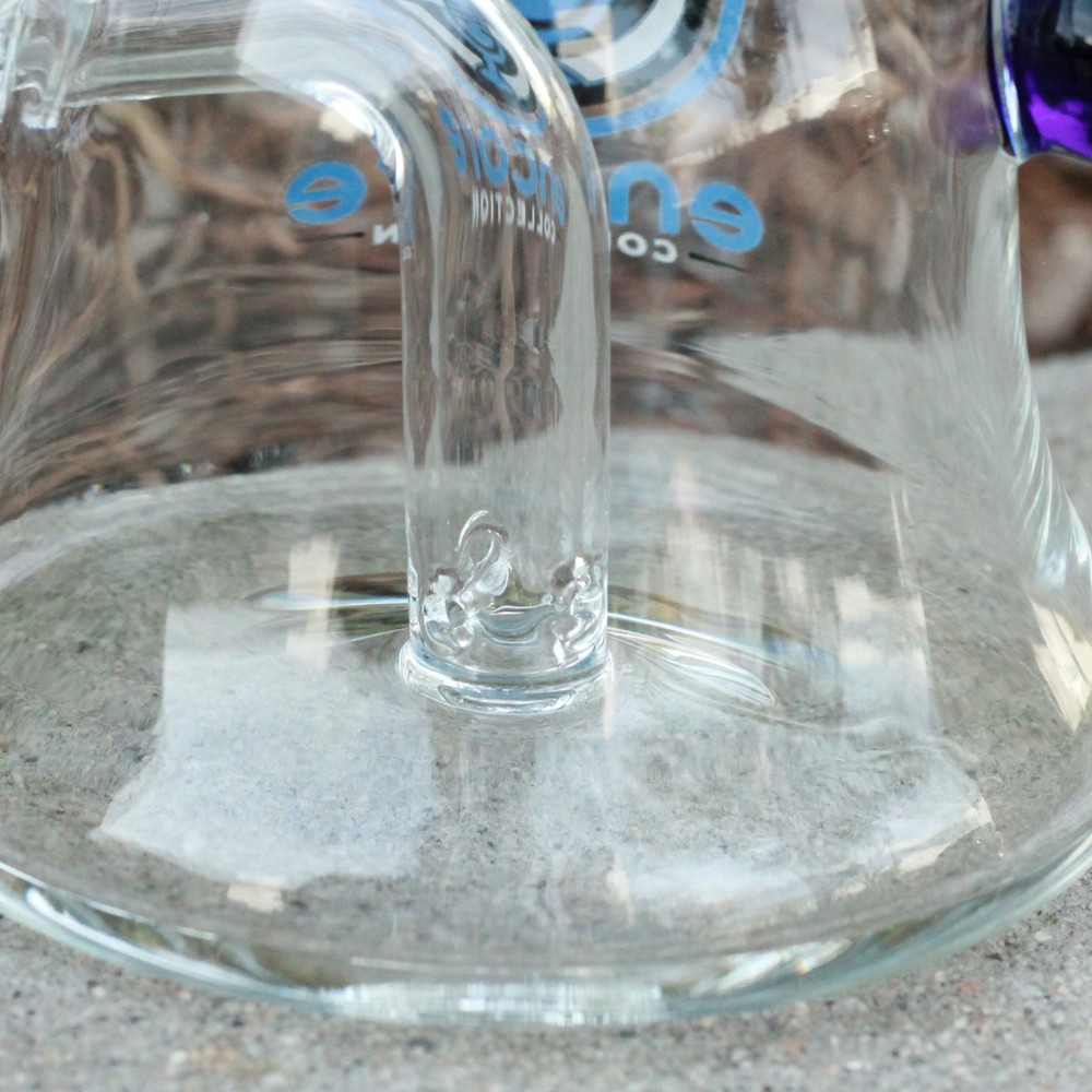 6" Mini Beaker Fixed Popped Hole Diffy Assorted Color Lip Tobacco Hookah Bong