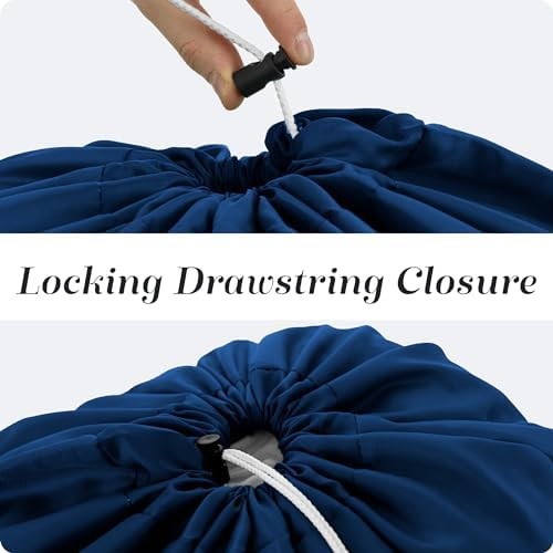 Laundry Bag - Locking Drawstring Closure and Machine Washable. These Bags wil...