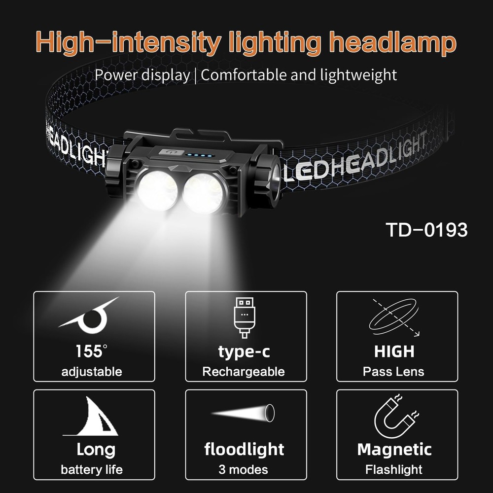 Tattoo Work Light Kit -Polarized LED Tattoo Light Head-Mounted with Tattoo Vi...