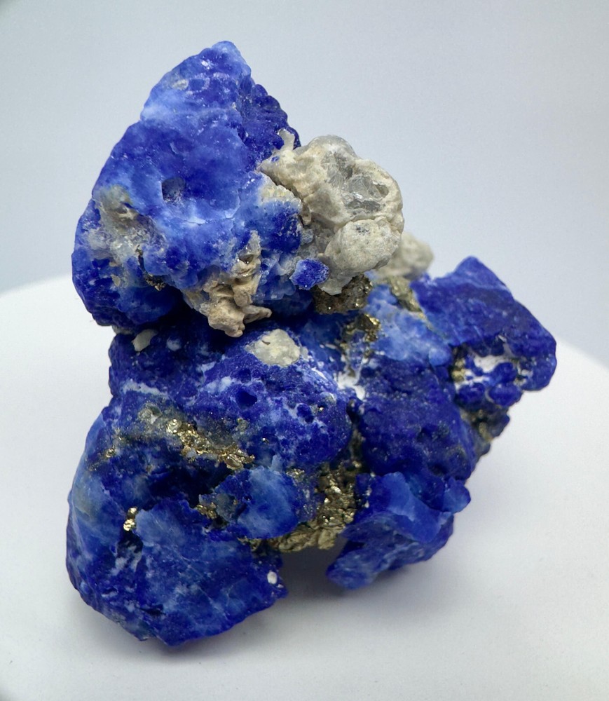 35 Gram Fluorescent Phosphorescent Blue Hackmanite W/ Pyrite & Unknown