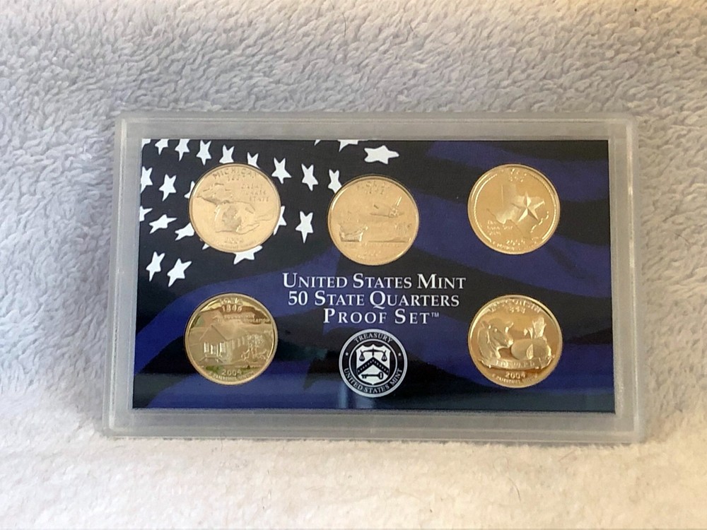 2004 US Mint Proof Set Complete with Box & COA