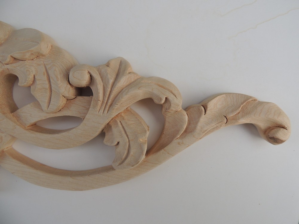 New Solid Maple Wood Ornaments Onlays~Woodworking~B-IM3000Maple~#9
