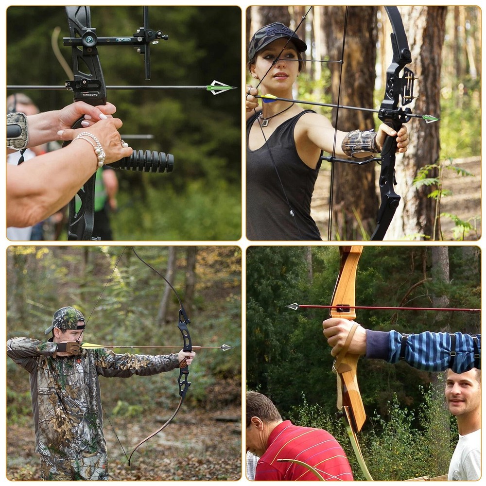 16Pcs 100Grain 3Blade Hunting Archery Broadhead Compound Bow Fixed Arrowhead Tip