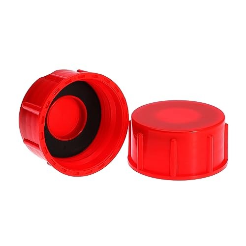 Gas Can Cap Replacement Red Coarse Thread Cap Solid Transportation Gas Cap-O2