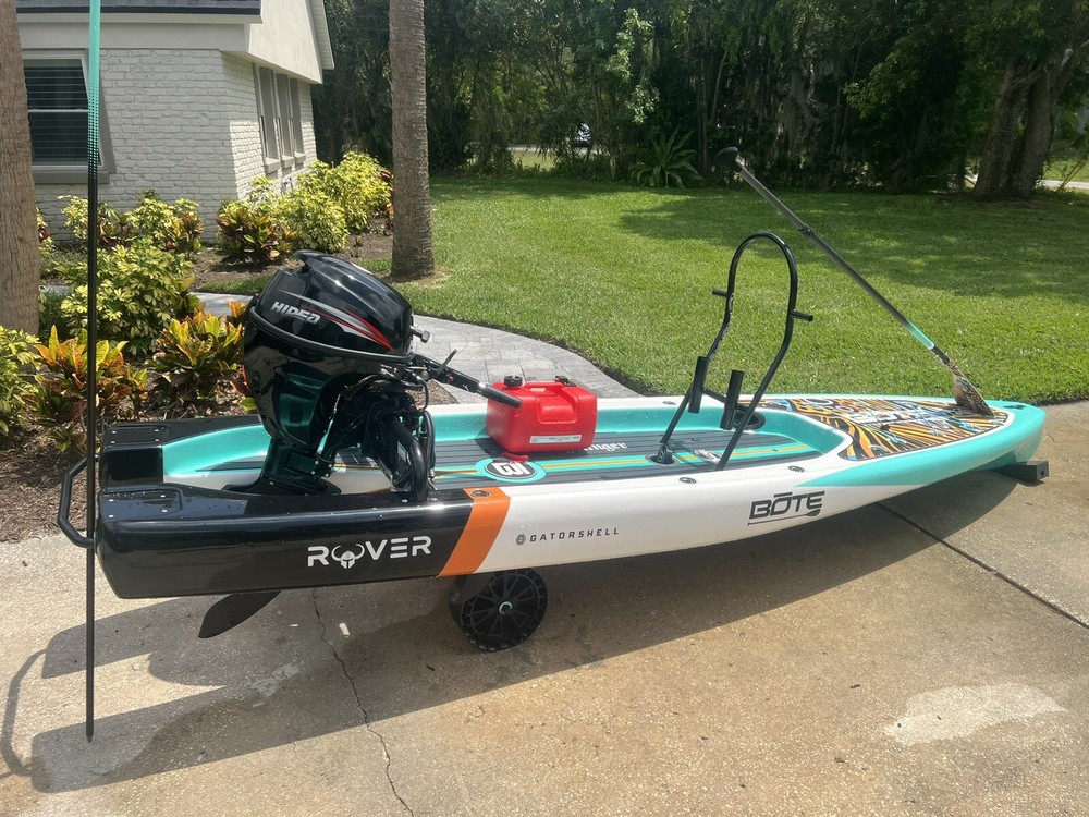 BOTE - Rover Micro Skiff/Paddleboard 9.9 HP motor