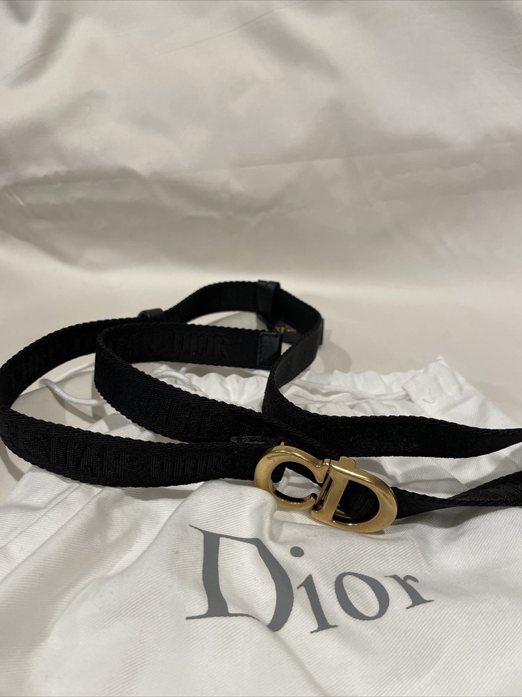 BNWT DIOR FABRIC CD BELT