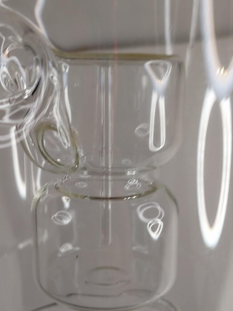 Vintage Wolfard or Wolfard style Handblown Glass Lantern