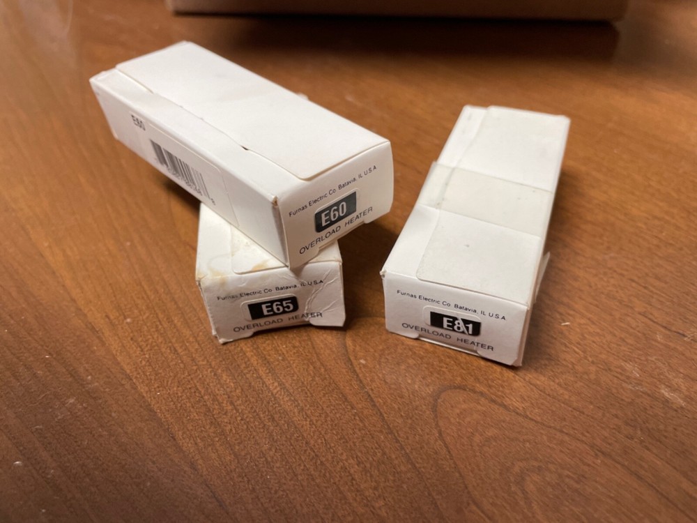 Furnas / Siemens Type E Heater Elements. Sizes E3 - E108