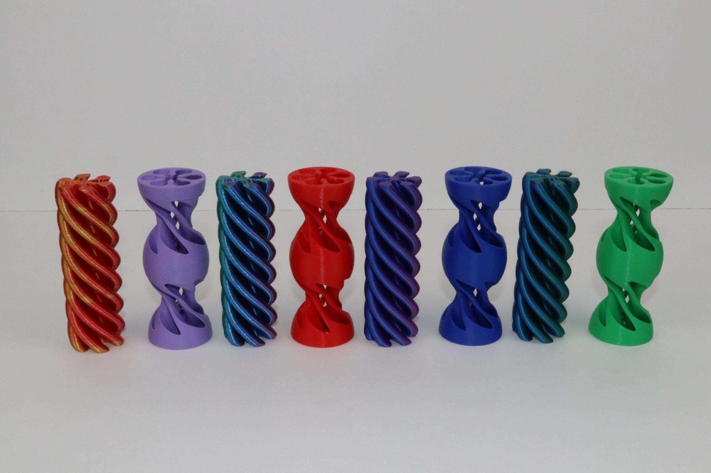 Vortex Kinetic Desk Sculpture – Interactive Decor | 3D Printed & Hand-Finished