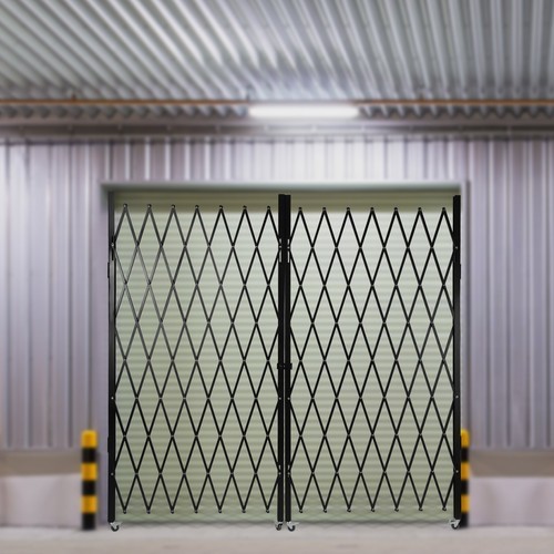 Folding Security Gate Double Door Expand Gate Security Folding Scissor Gate