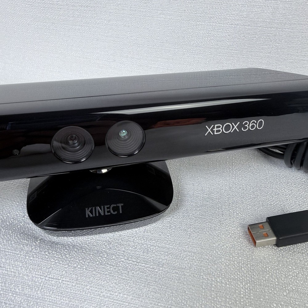Microsoft Xbox 360 Kinect Sensor Model 1414 Black Tested/Works