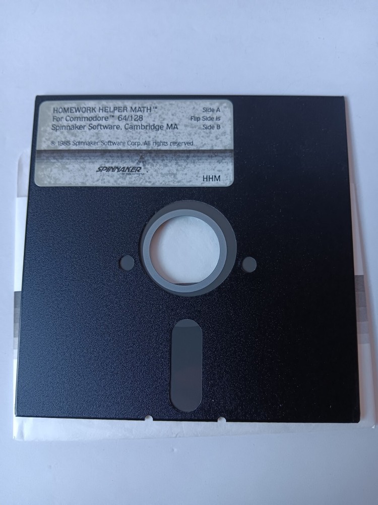 Commodore 64 Homework Helper Math Word Problems Computer Software Tested/Works