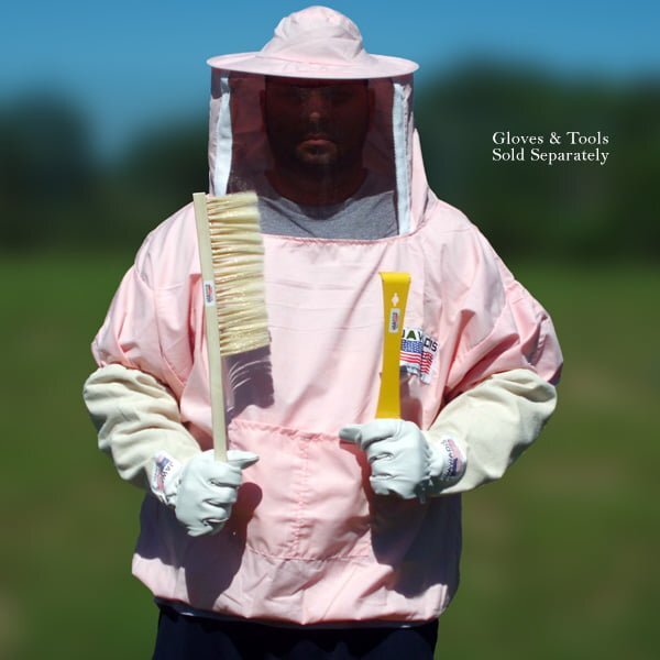 Pink Beekeeper Pullover Jacket - Extra Large, Stylish & Protective