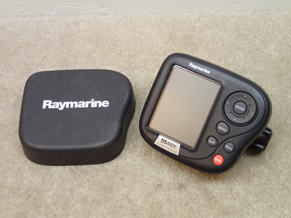 Raymarine DS400X Fishfinder Head Only Incomplete Untested