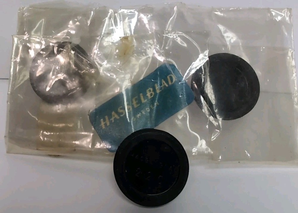 (3) Vintage Hasselblad 220 Adapter Plugs In Original Package