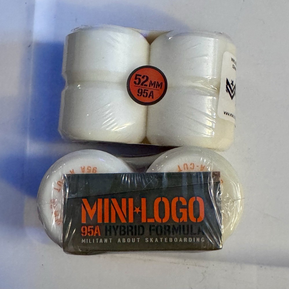 Mini logo hybrids a-cut 52mm 95a white