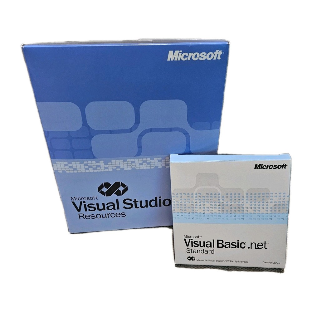 Microsoft Visual Basic .net Standard Version 2002 Software For Windows XP