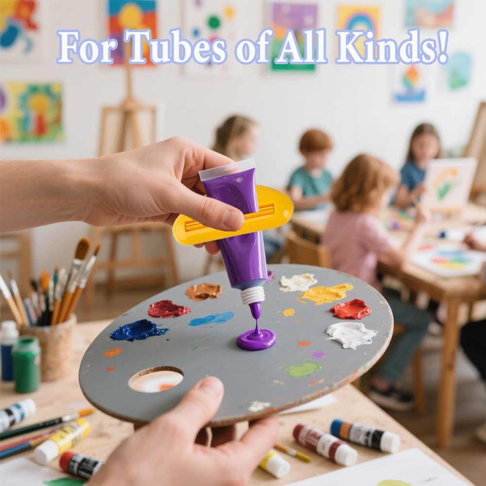 Toothpaste Squeezer,6Pcs Tube Squeezer Colorful