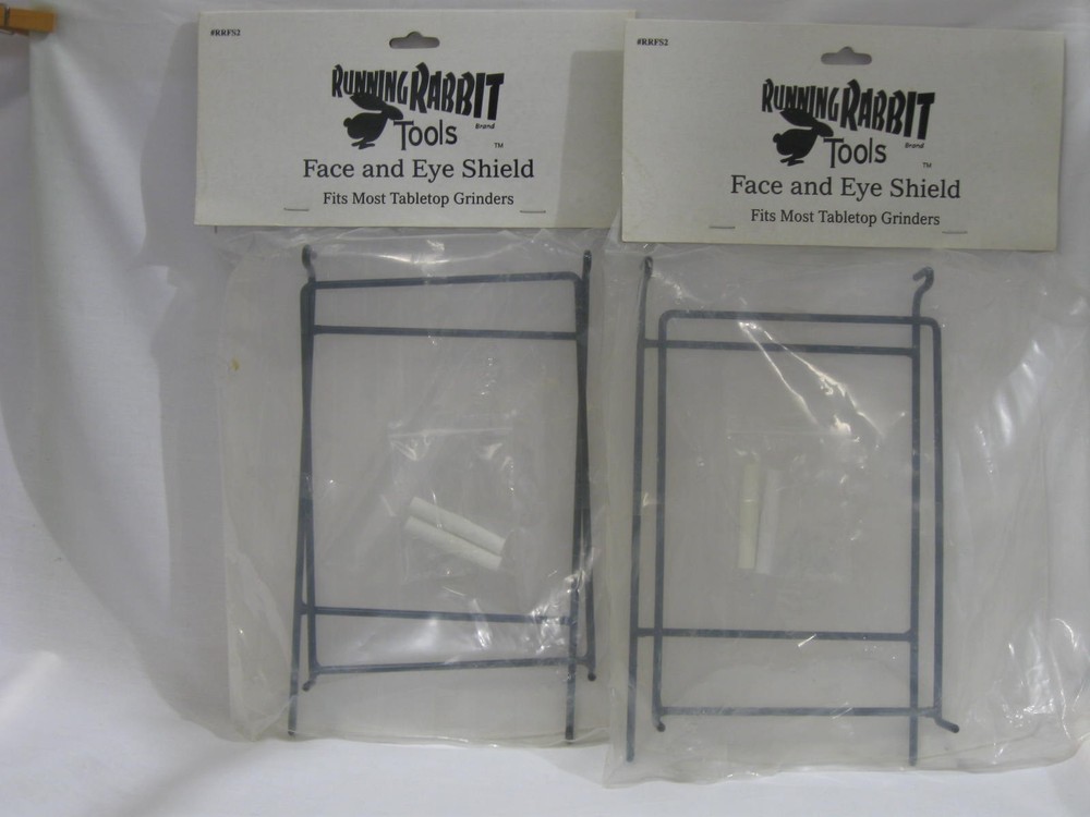 Stained Glass Tools: 2 RUNNING RABBIT FACE SHIELDS