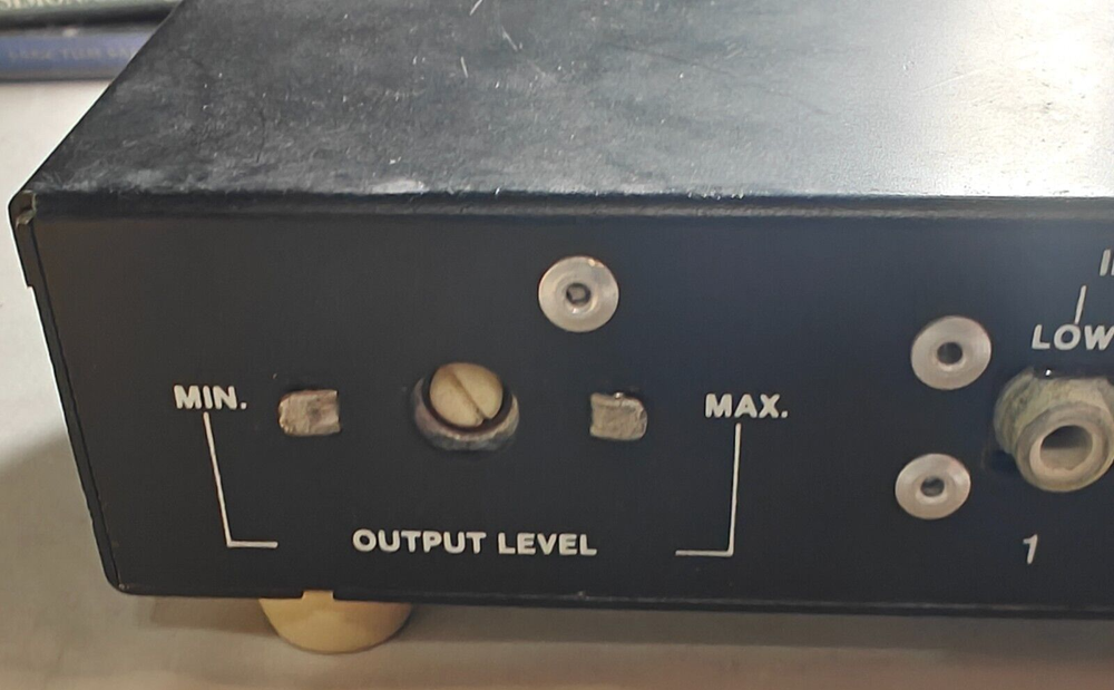 Rhoades Teledapter Model TE-200- Television To Stereo Matching Adapter