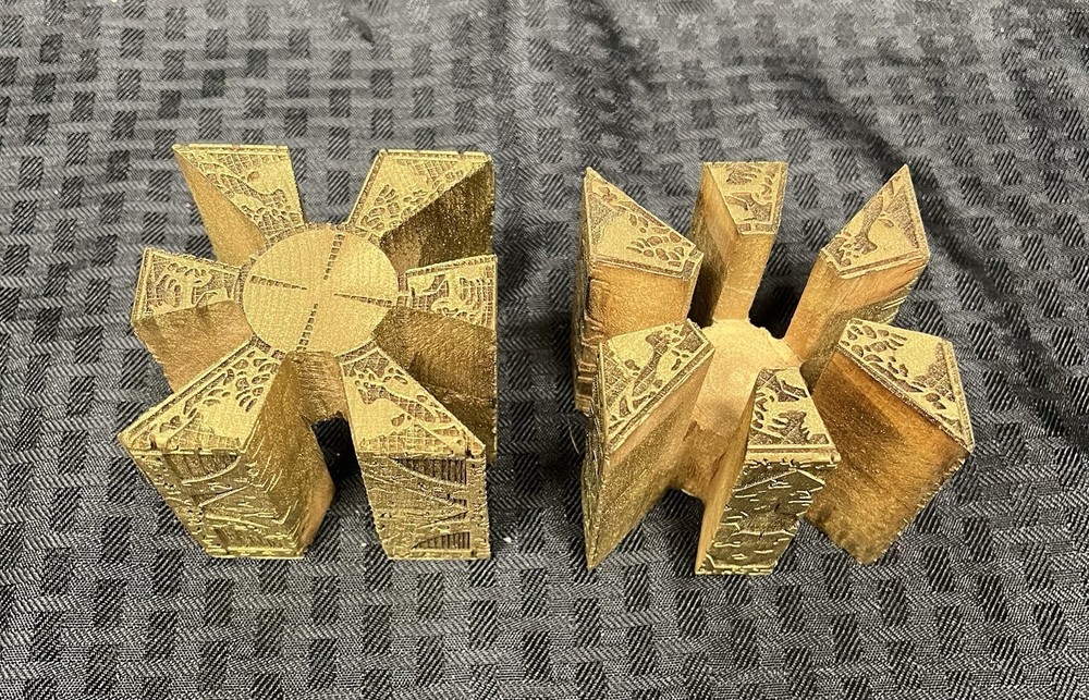 Solid Wood Hellraiser Cube Puzzle Box