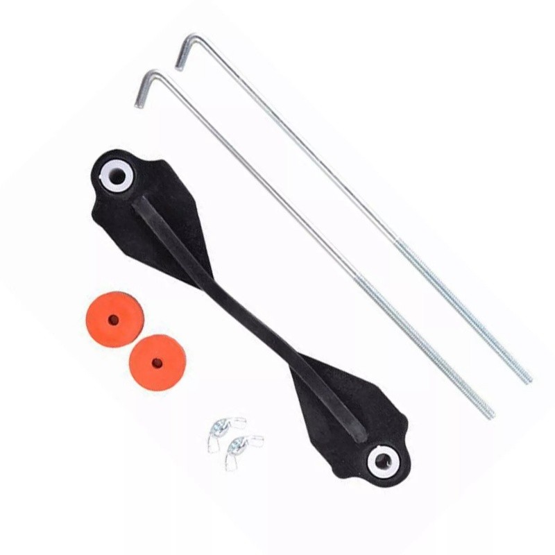 Car Auto Rubber Battery Hold Down Clamp Holder Tie Down Bracket Hold Down 175MM